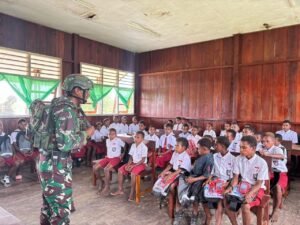 TNI Perkuat Program Papua Pintar melalui Renovasi Sekolah di Wilayah Pedalaman