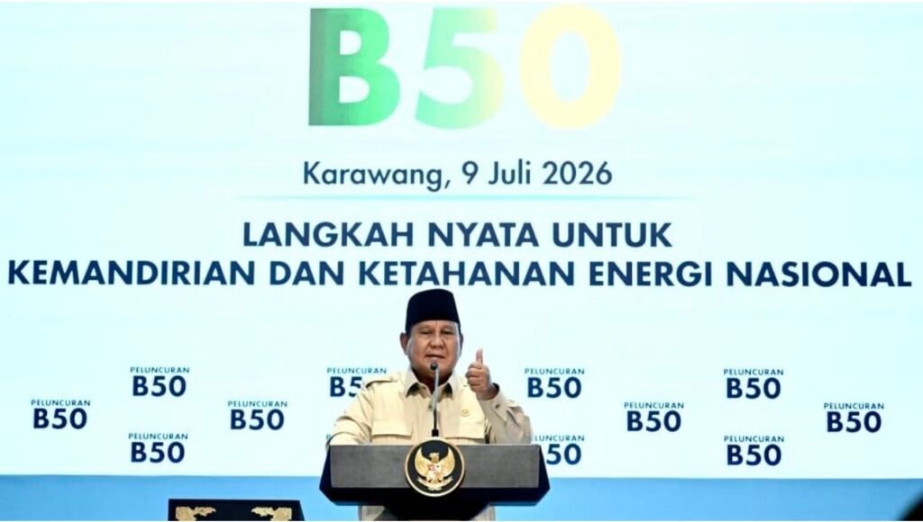 Resmikan Biodiesel B50, Presiden Prabowo Tegaskan Komitmen Swasembada Energi