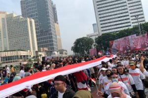 Kirab Merah Putih Rajut Kebhinekaan, Ribuan Pemuda Gaungkan Persatuan