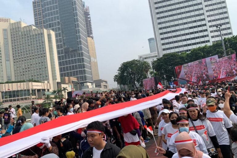 Kirab Merah Putih Rajut Kebhinekaan, Ribuan Pemuda Gaungkan Persatuan